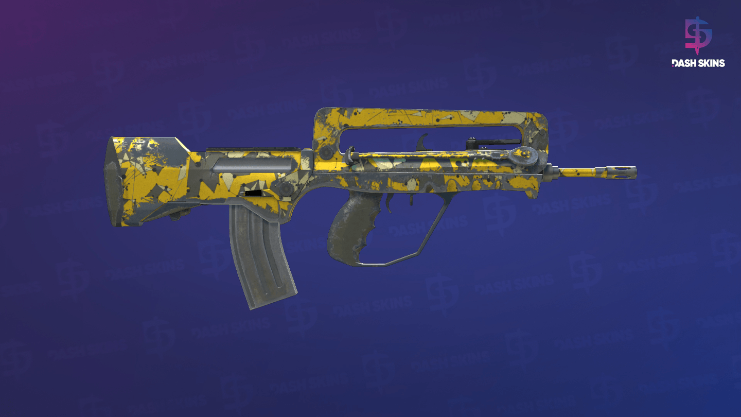 FAMAS | Neural Net (Well-Worn) - Backside Screenshot
