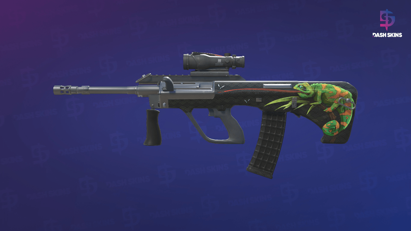 AUG | Chameleon (Factory New) - Frontside Screenshot