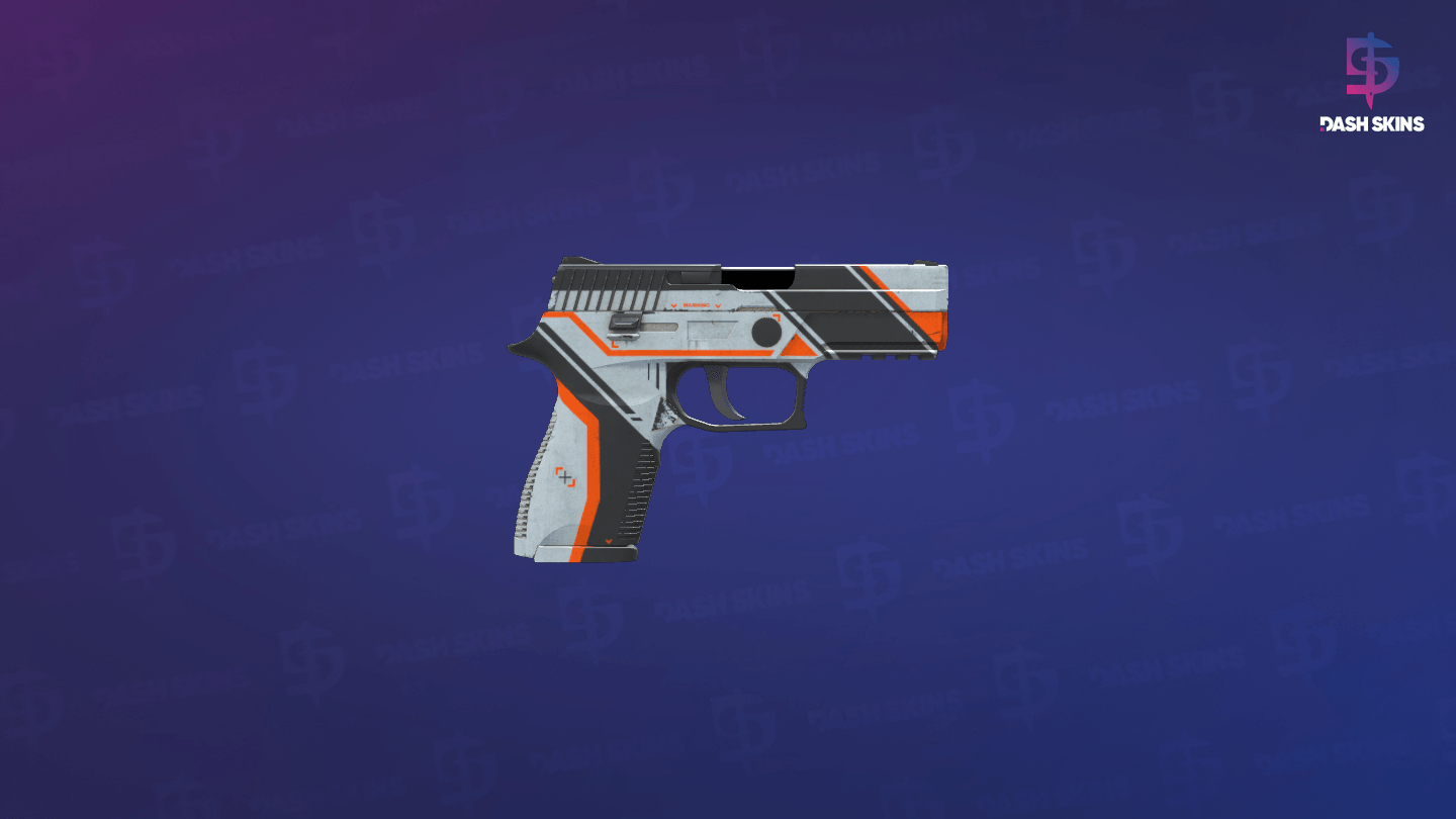 P250 | Asiimov (Well-Worn) - Backside Screenshot