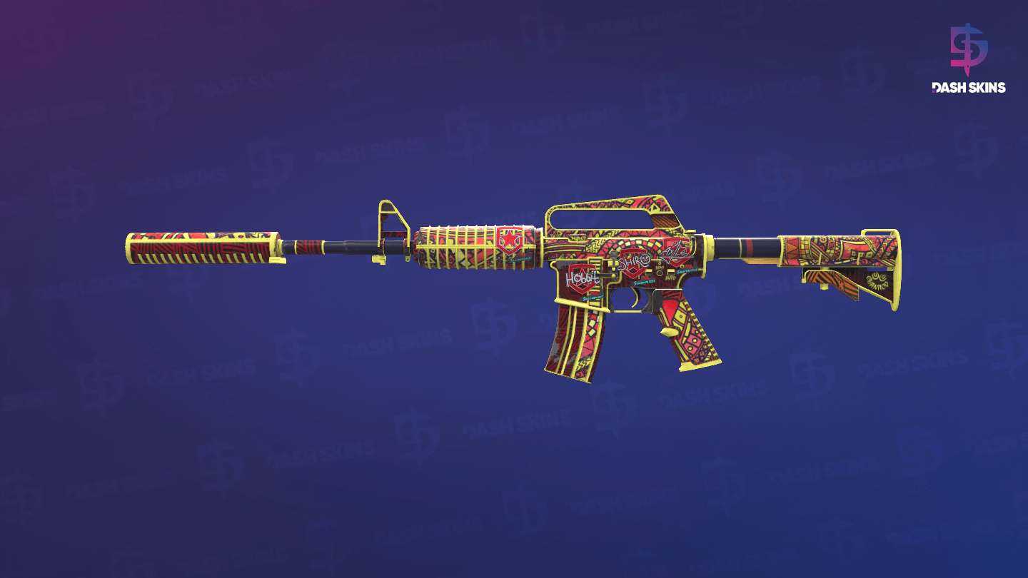 M4A1-S | Chantico's Fire (Well-Worn) - Frontside Screenshot