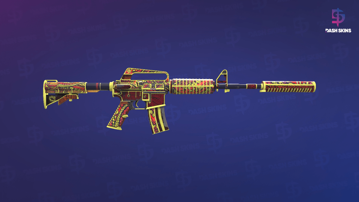 M4A1-S | Chantico's Fire (Well-Worn) - Backside Screenshot
