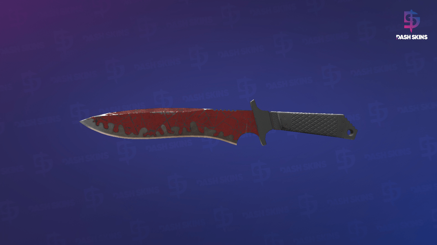 ★ Classic Knife | Crimson Web (Battle-Scarred) - Backside Screenshot