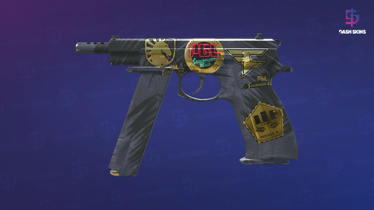 Souvenir CZ75-Auto | Midnight Palm (Factory New) - Frontside Screenshot