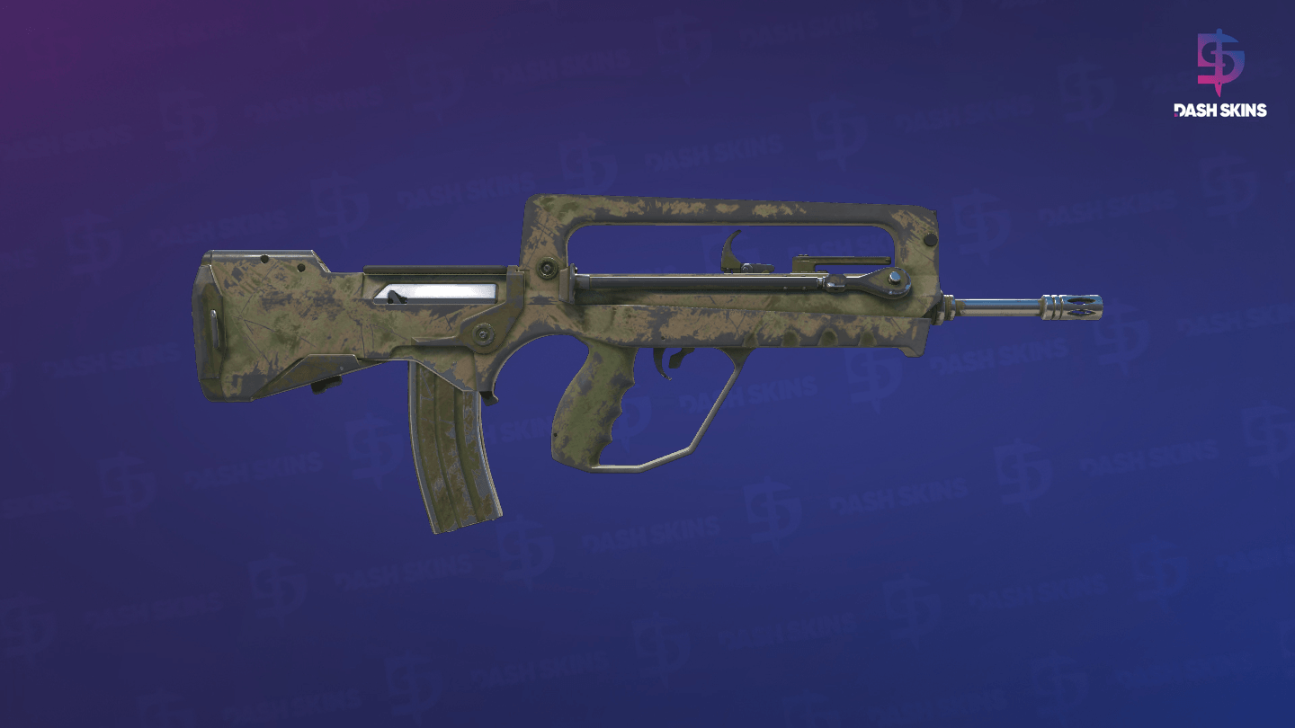 FAMAS | Palm (Battle-Scarred) - Backside Screenshot