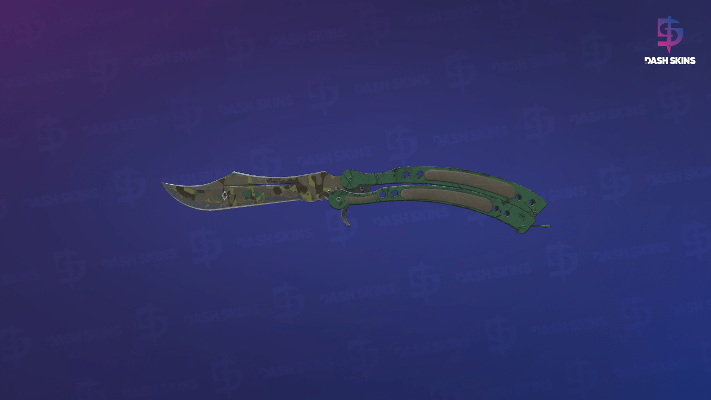 ★ StatTrak™ Butterfly Knife | Boreal Forest (Battle-Scarred) - Frontside Screenshot