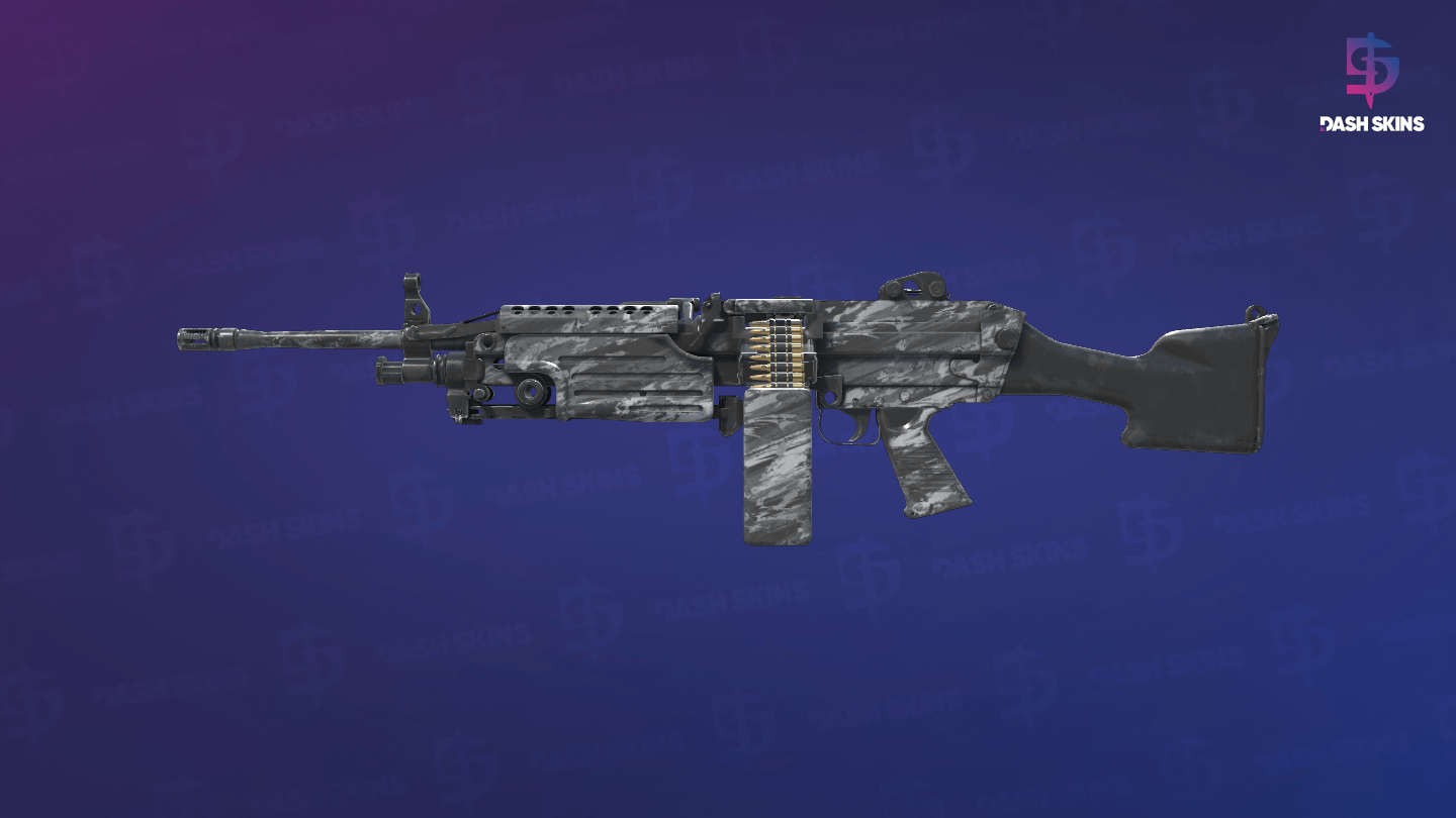 M249 | Sleet (Field-Tested) - Frontside Screenshot