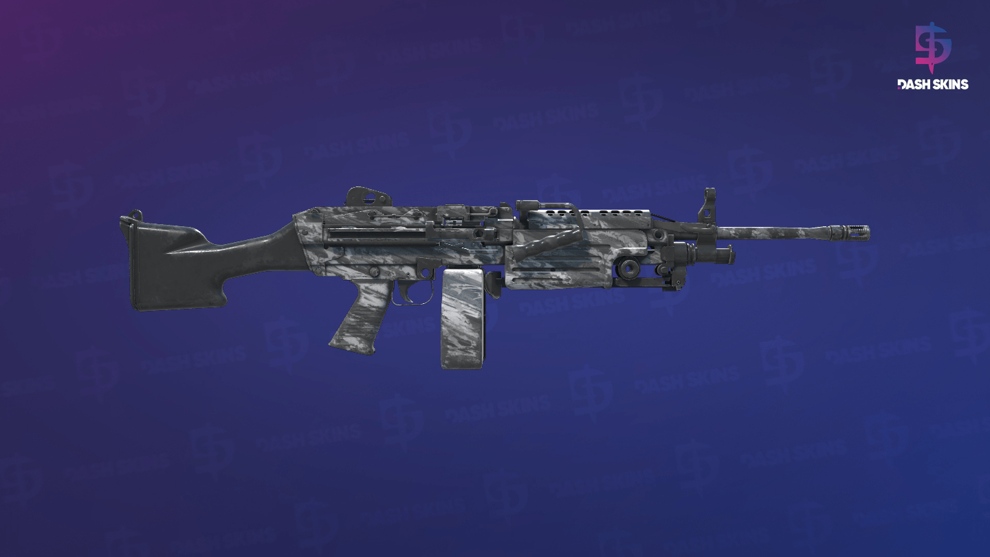 M249 | Sleet (Field-Tested) - Backside Screenshot