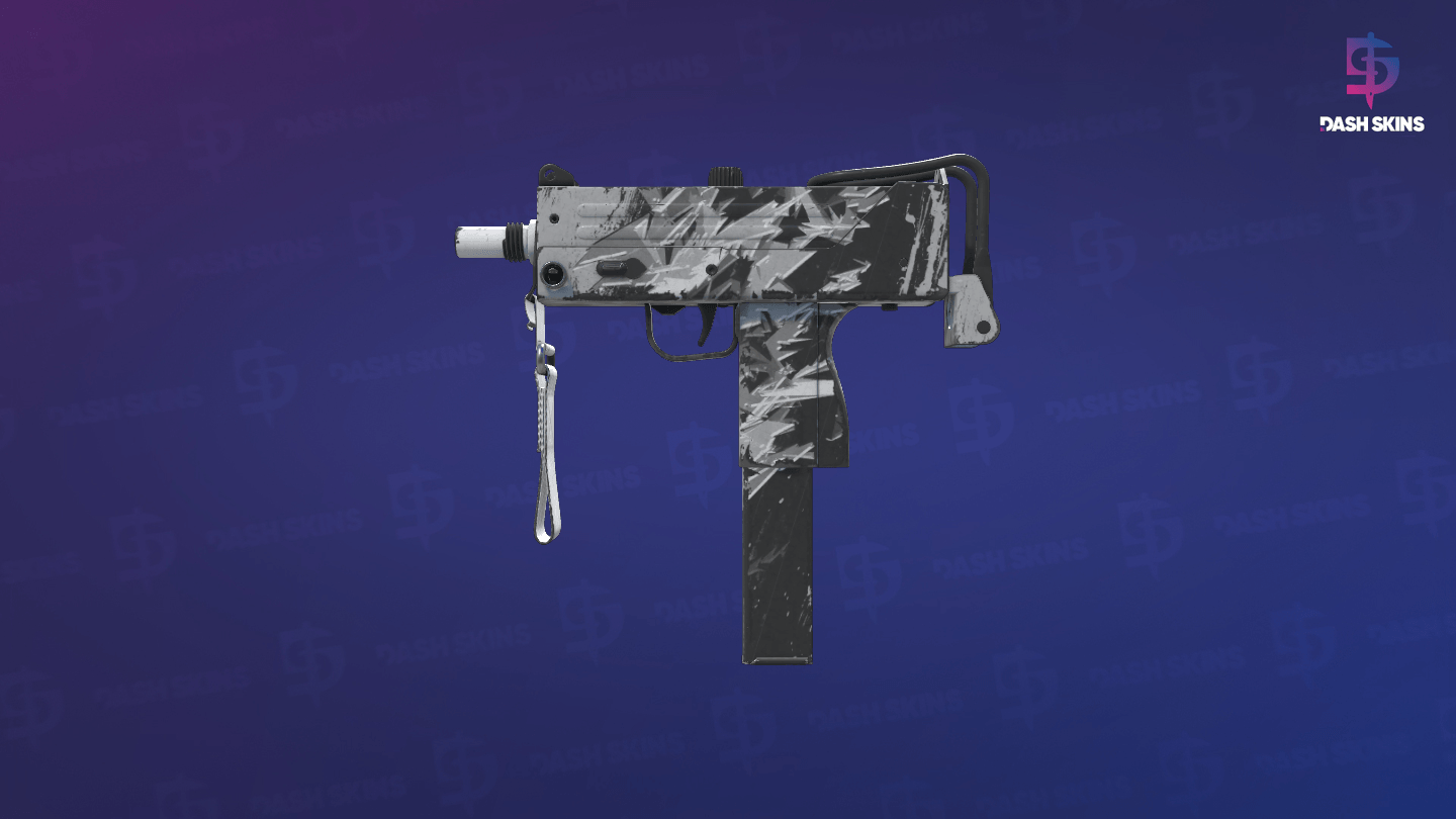 MAC-10 | Snow Splash (Field-Tested) - Frontside Screenshot
