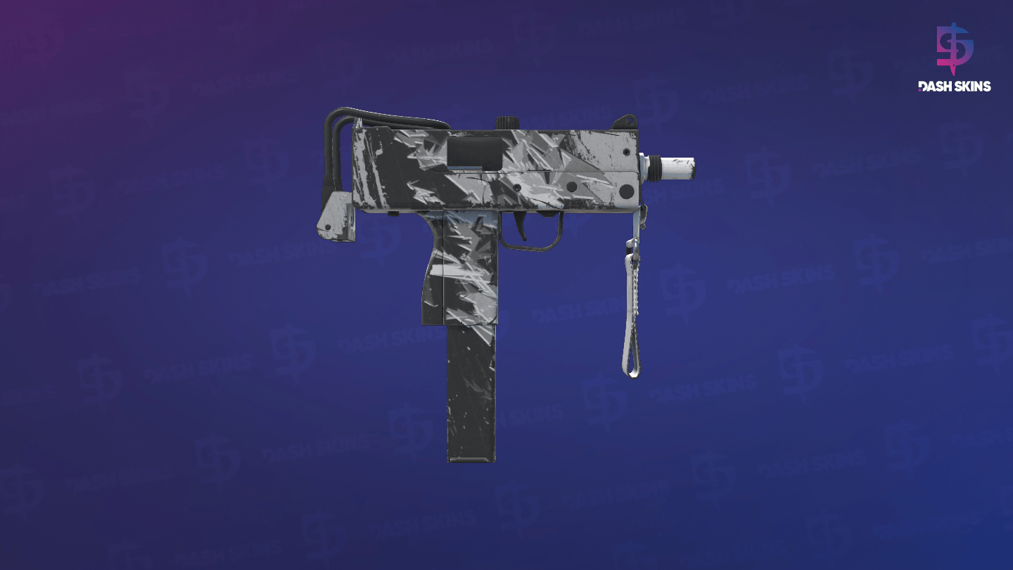 MAC-10 | Snow Splash (Field-Tested) - Backside Screenshot