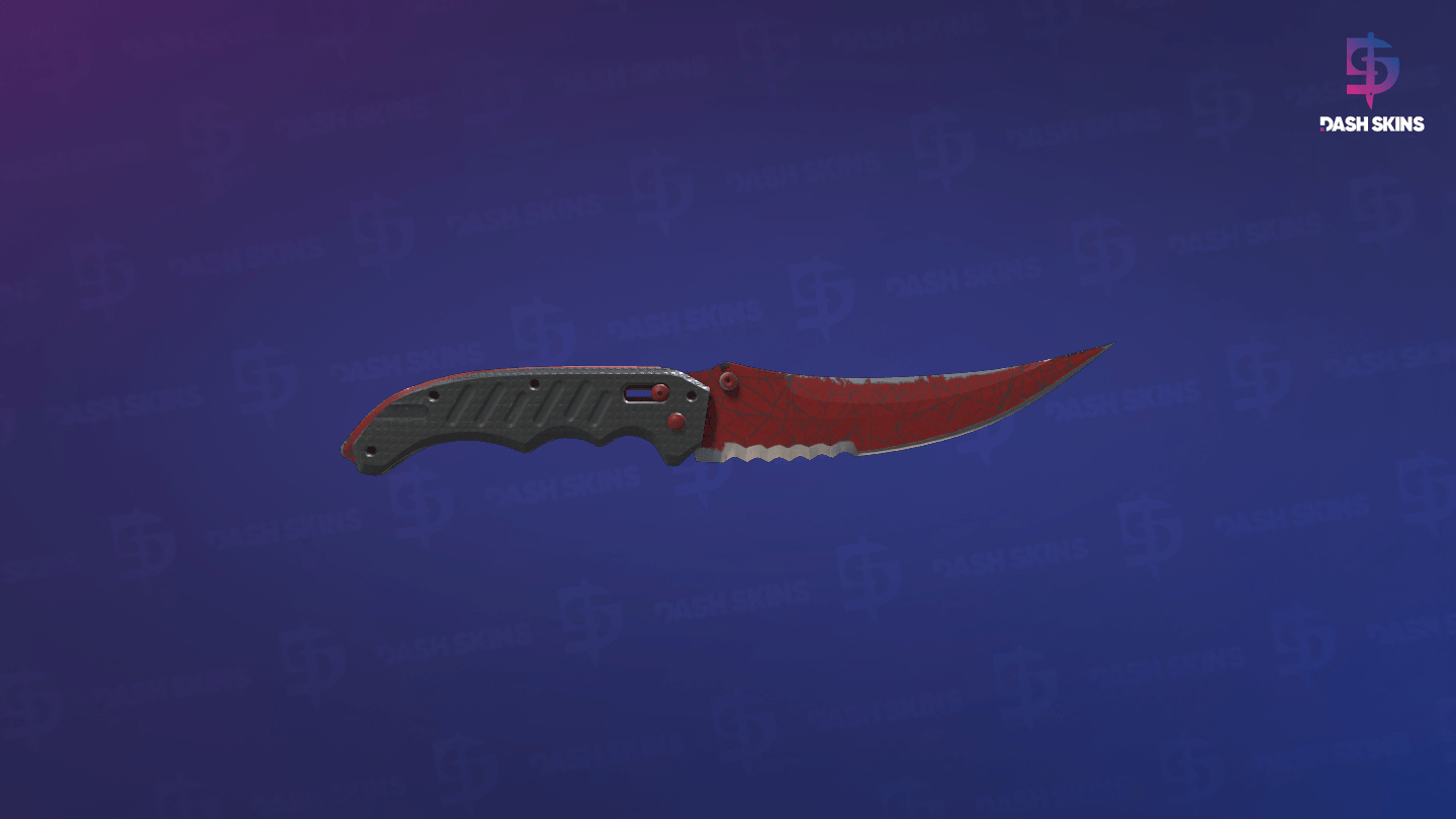 ★ Flip Knife | Crimson Web (Field-Tested) - Frontside Screenshot