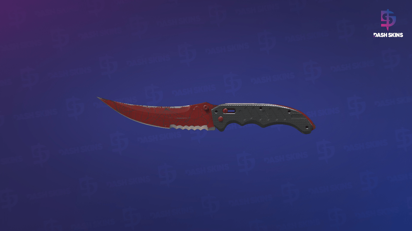 ★ Flip Knife | Crimson Web (Field-Tested) - Backside Screenshot