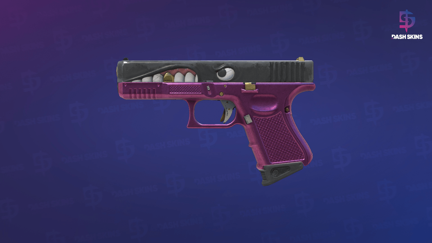Glock-18 | Gold Toof (Well-Worn) - Frontside Screenshot