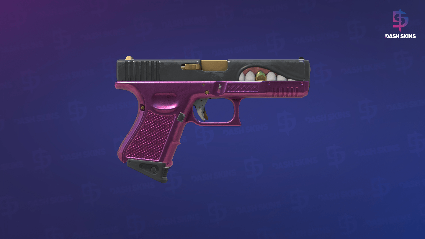 Glock-18 | Gold Toof (Well-Worn) - Backside Screenshot