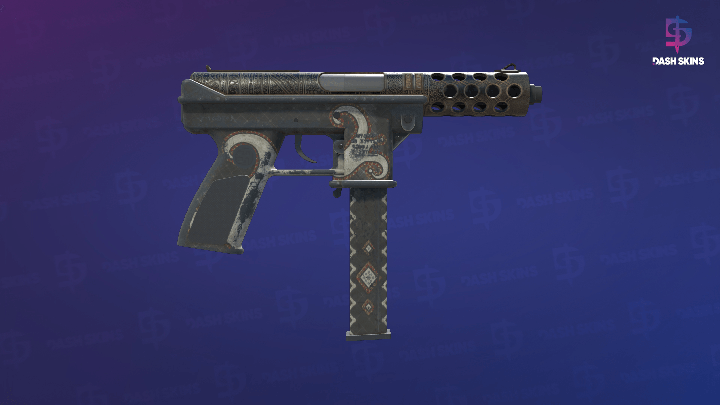 Tec-9 | Jambiya (Battle-Scarred) - Backside Screenshot