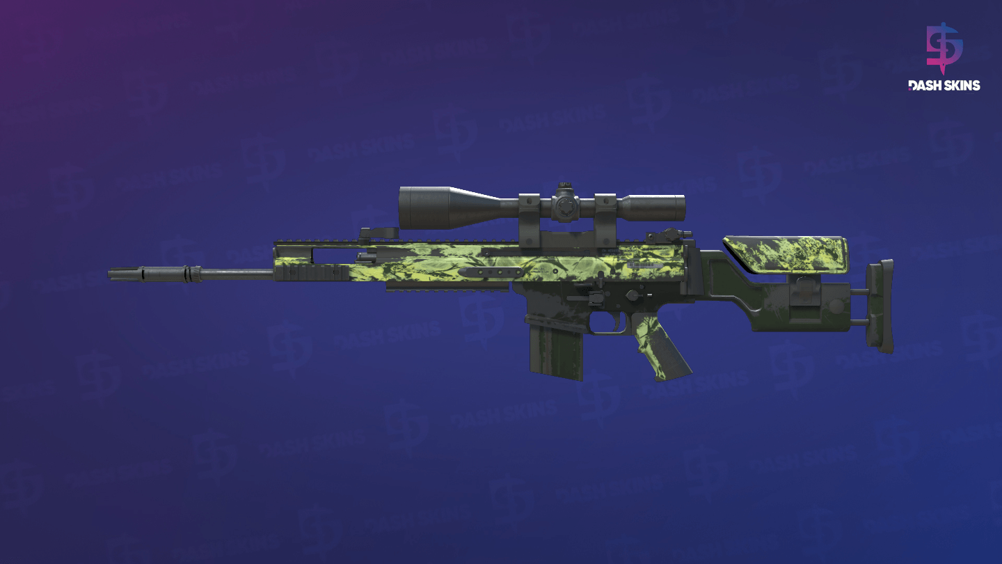 SCAR-20 | Outbreak (Field-Tested) - Frontside Screenshot