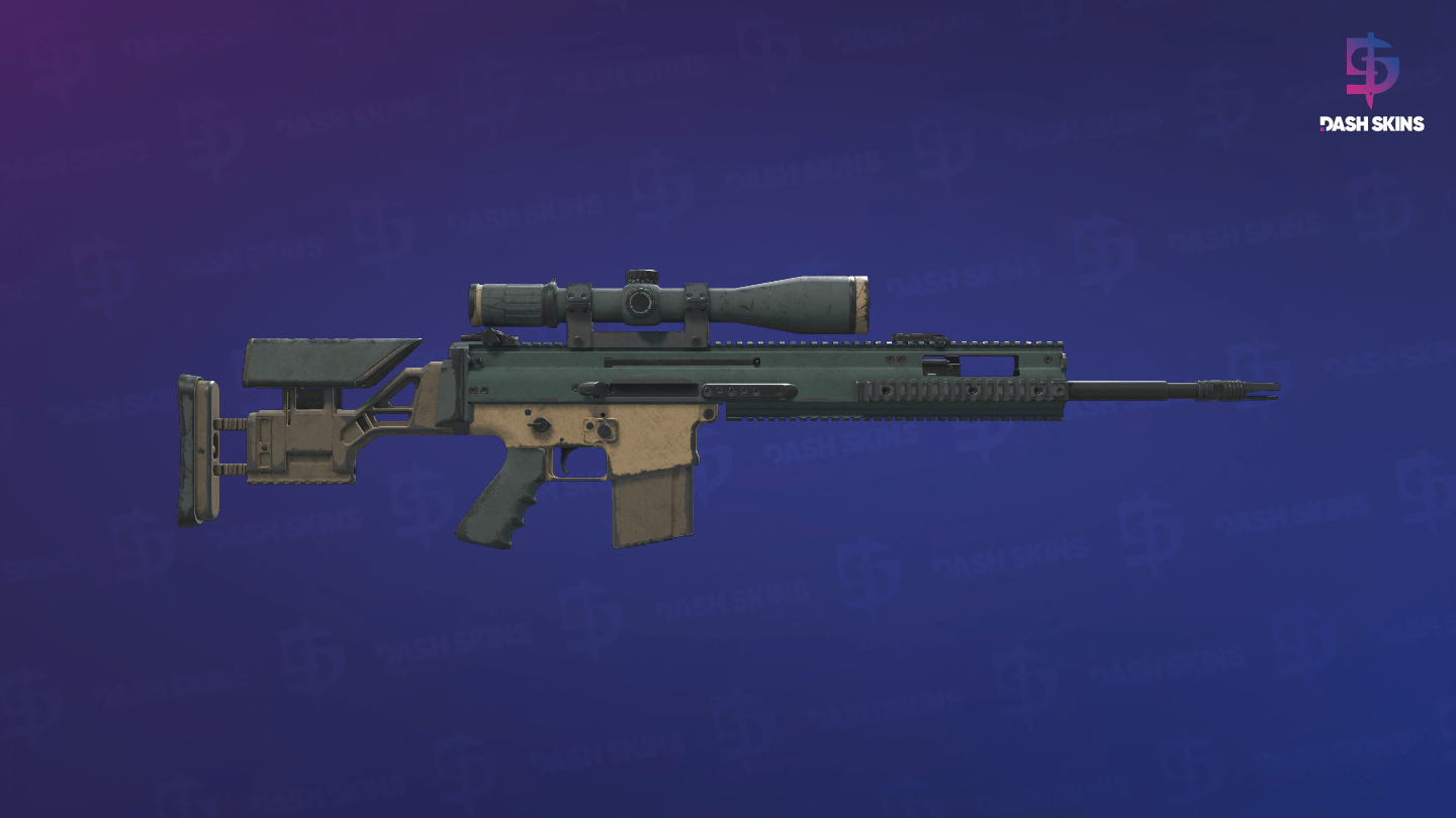 SCAR-20 | Contractor (Battle-Scarred) - Backside Screenshot