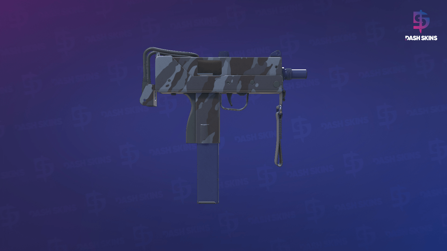 MAC-10 | Storm Camo (Minimal Wear) - Backside Screenshot