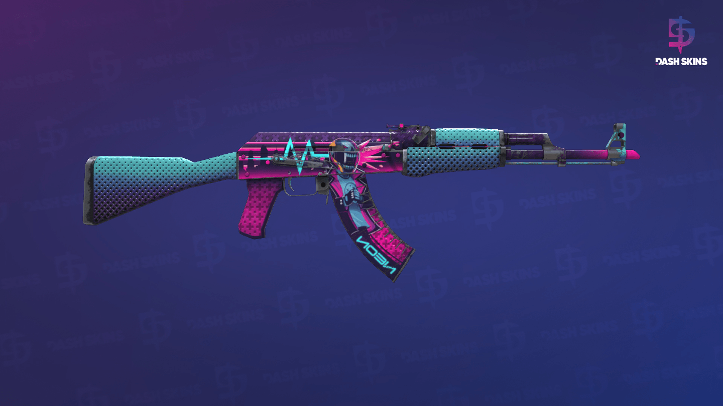 AK-47 | Neon Rider (Field-Tested) - Backside Screenshot