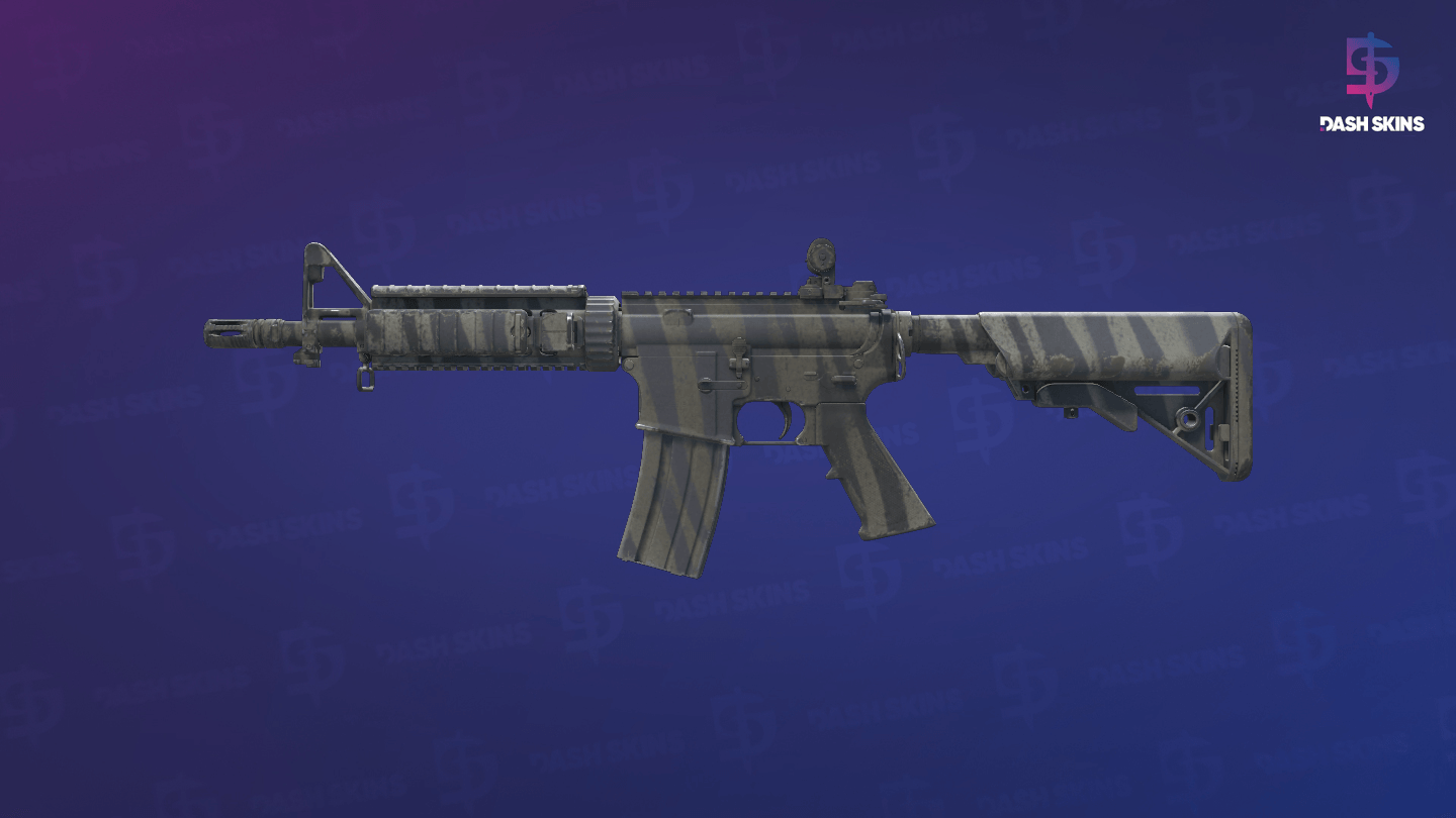 M4A4 | Faded Zebra (Field-Tested) - Frontside Screenshot