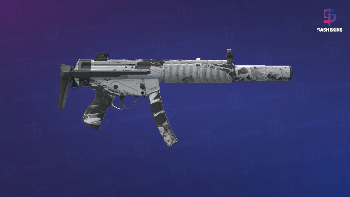 MP5-SD | Snow Splash (Field-Tested) - Backside Screenshot