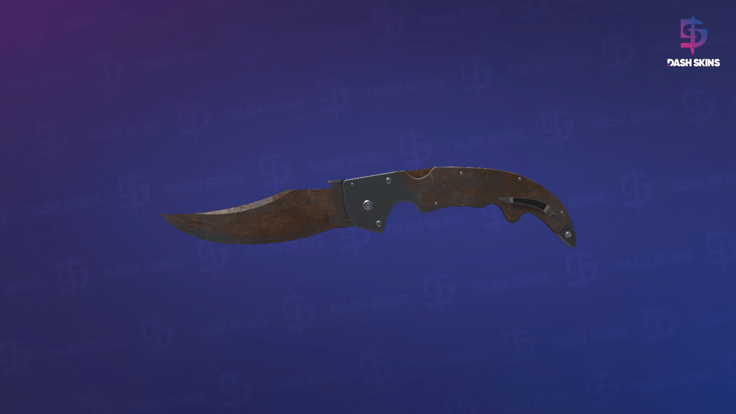 ★ Falchion Knife | Rust Coat (Battle-Scarred) - Backside Screenshot
