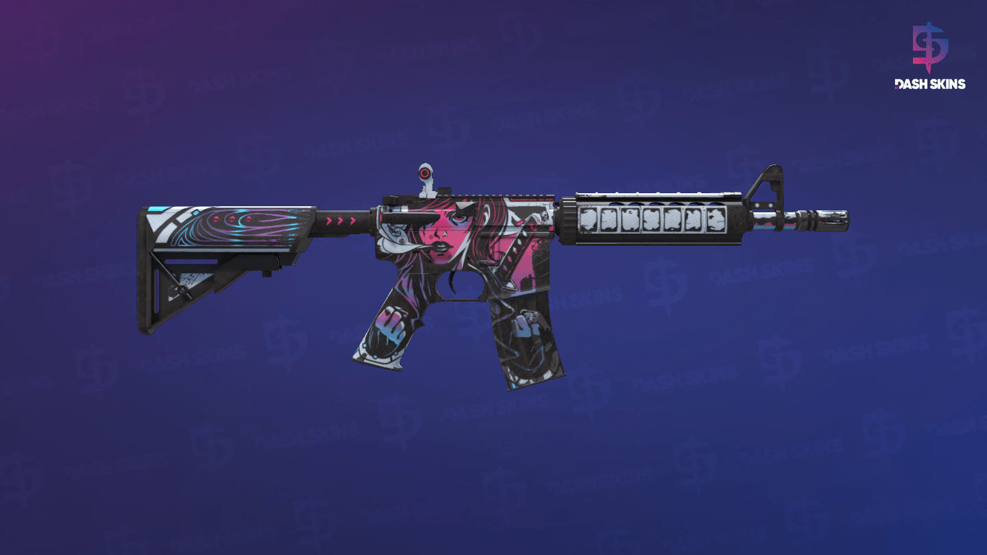 M4A4 | Neo-Noir (Field-Tested) - Backside Screenshot