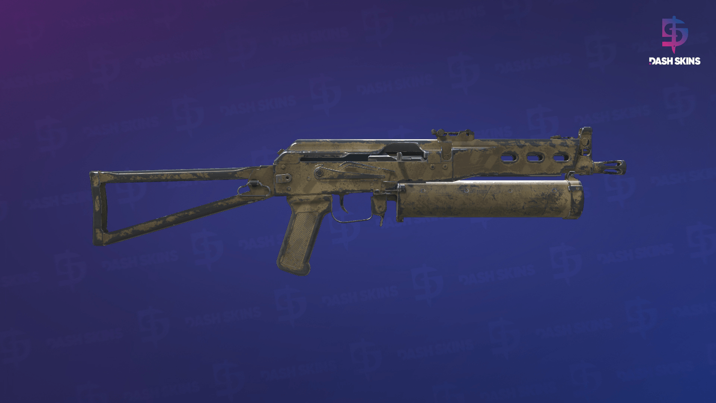 PP-Bizon | Sand Dashed (Field-Tested) - Backside Screenshot