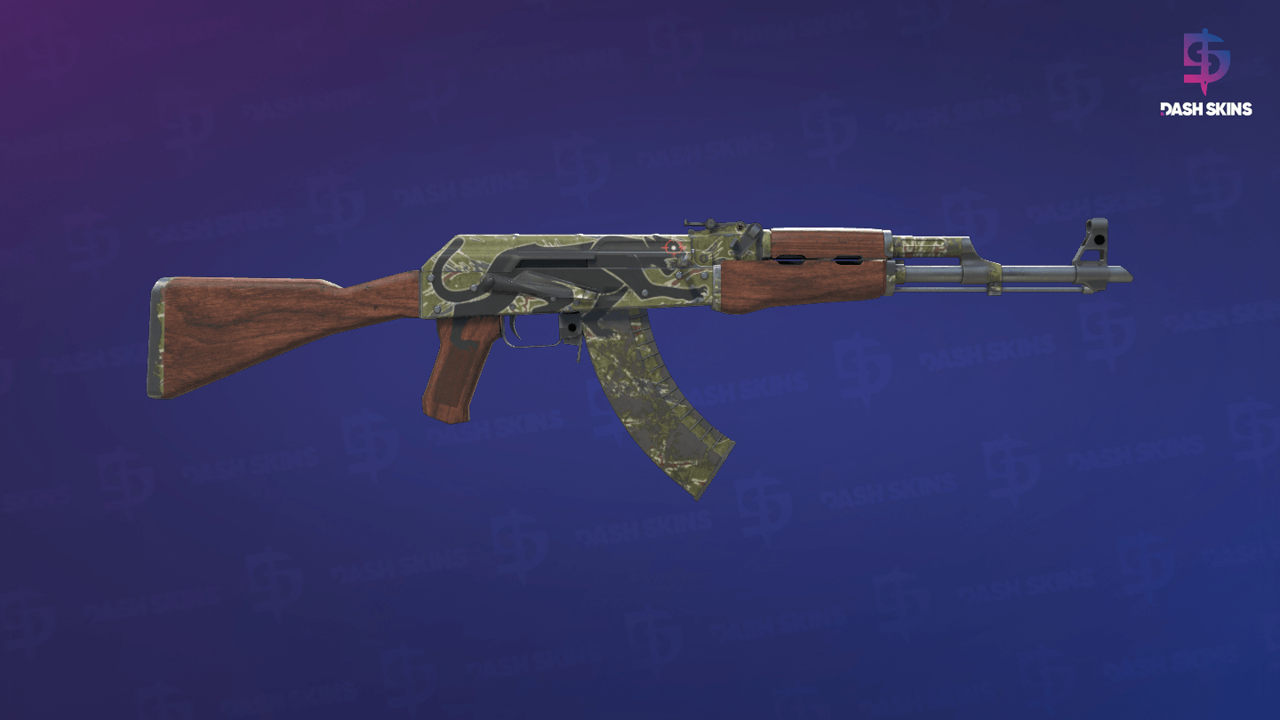 AK-47 | Jaguar (Well-Worn) - Backside Screenshot