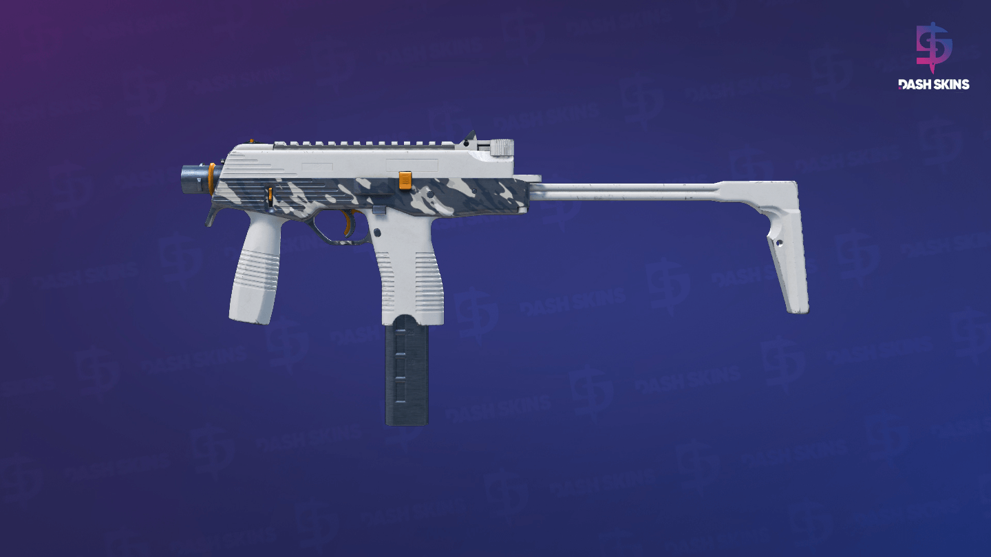 MP9 | Arctic Tri-Tone (Minimal Wear) - Frontside Screenshot