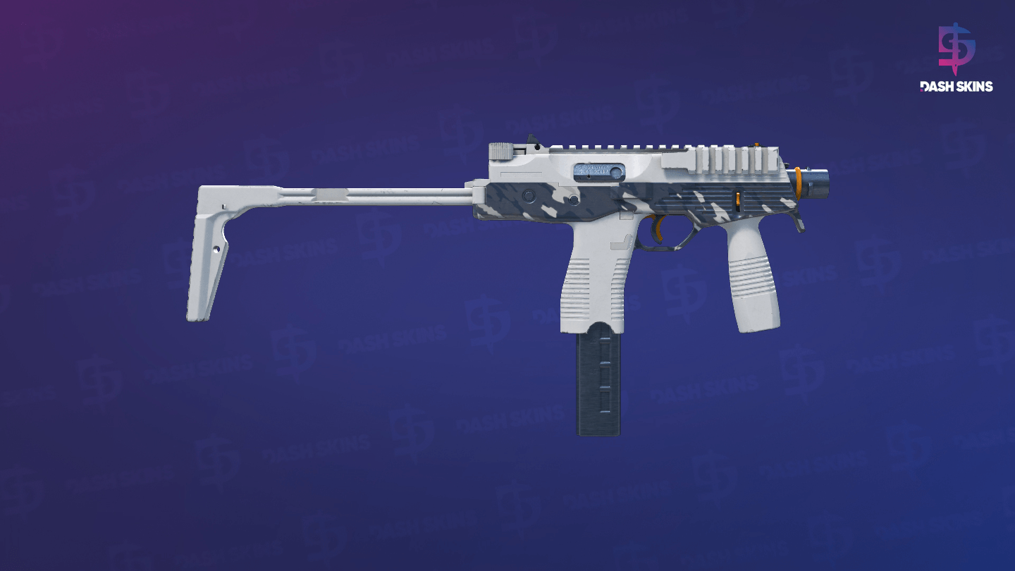 MP9 | Arctic Tri-Tone (Minimal Wear) - Backside Screenshot