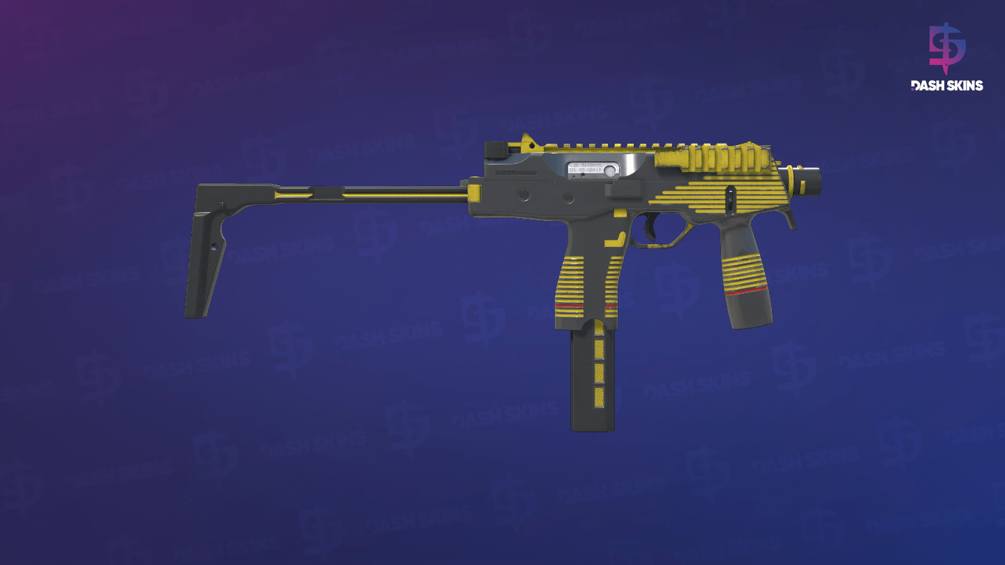MP9 | Bee-Tron (Minimal Wear) - Backside Screenshot