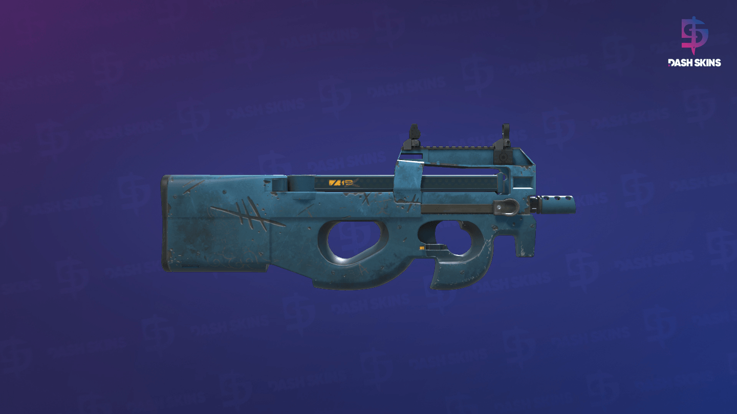 P90 | Off World (Field-Tested) - Backside Screenshot
