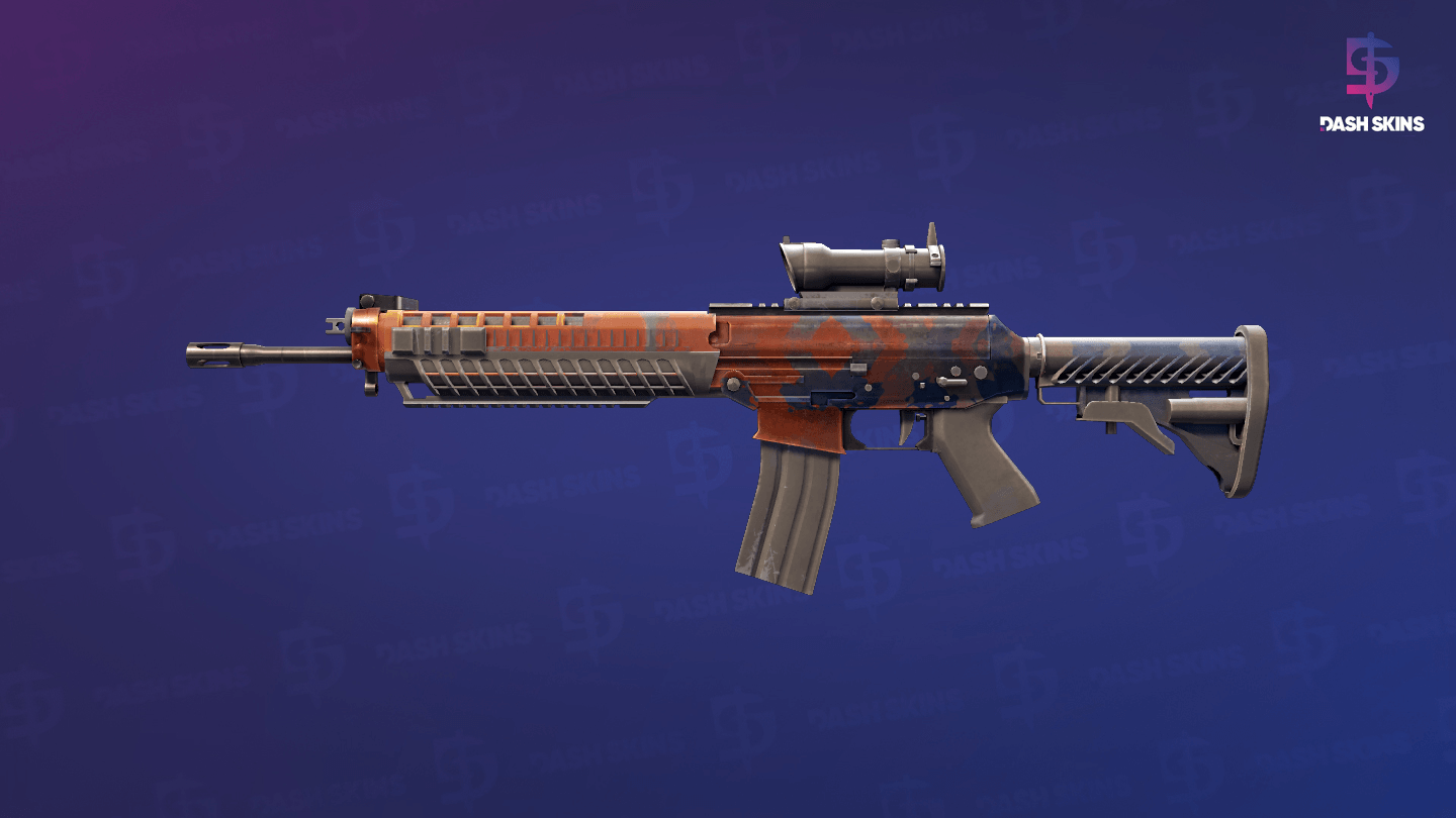 SG 553 | Danger Close (Field-Tested) - Frontside Screenshot