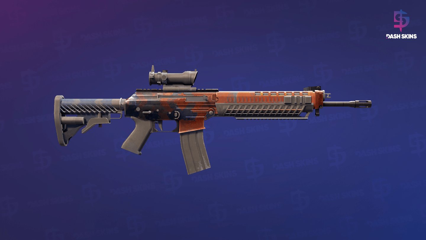 SG 553 | Danger Close (Field-Tested) - Backside Screenshot