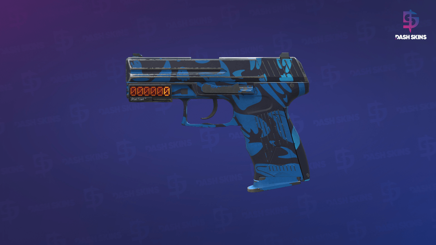 StatTrak™ P2000 | Oceanic (Field-Tested) - Frontside Screenshot