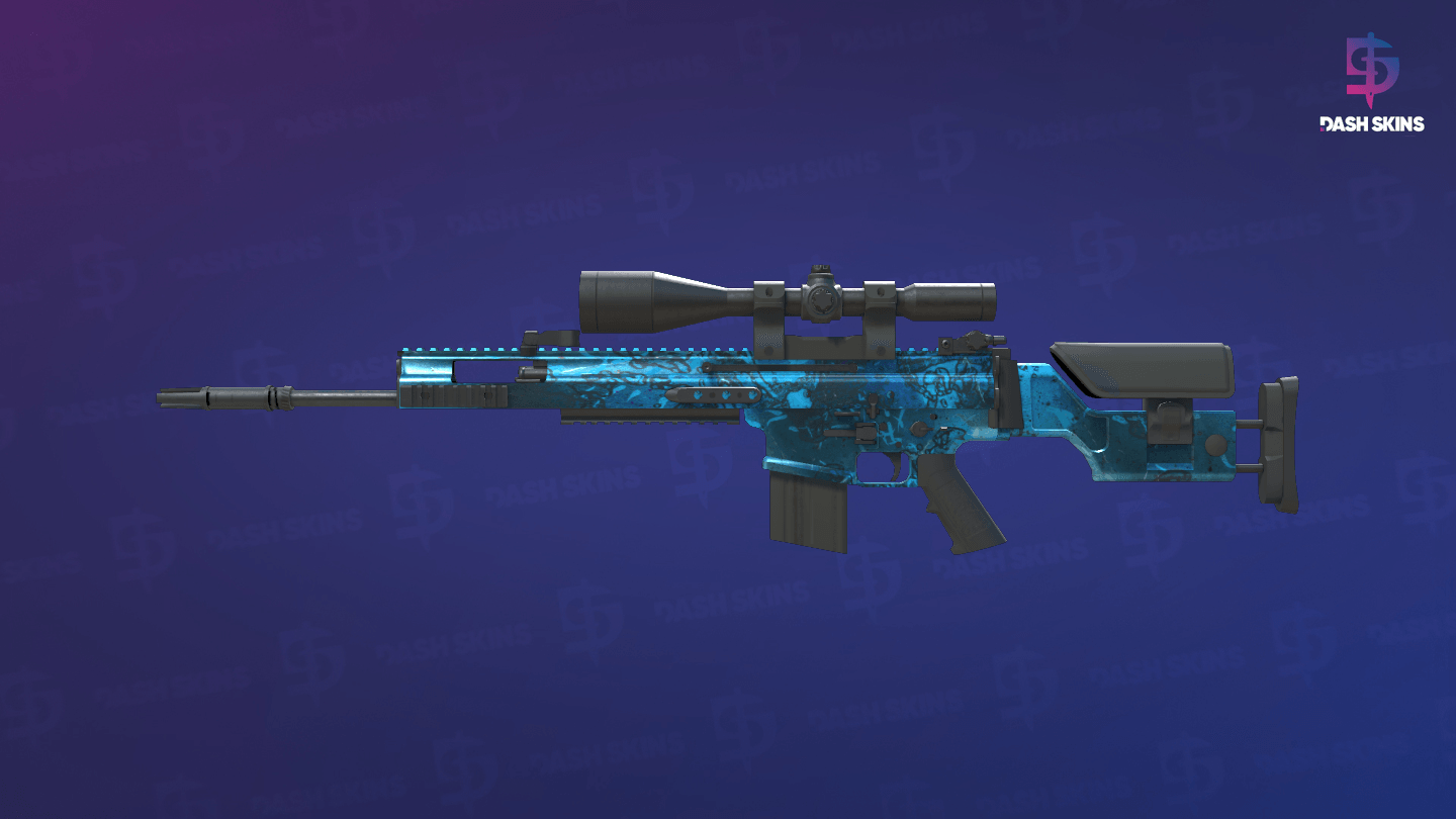 SCAR-20 | Grotto (Field-Tested) - Frontside Screenshot