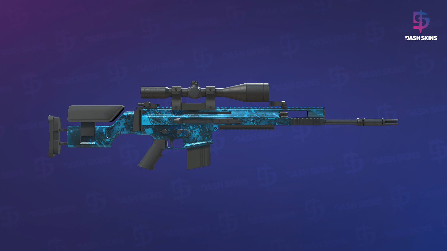 SCAR-20 | Grotto (Field-Tested) - Backside Screenshot