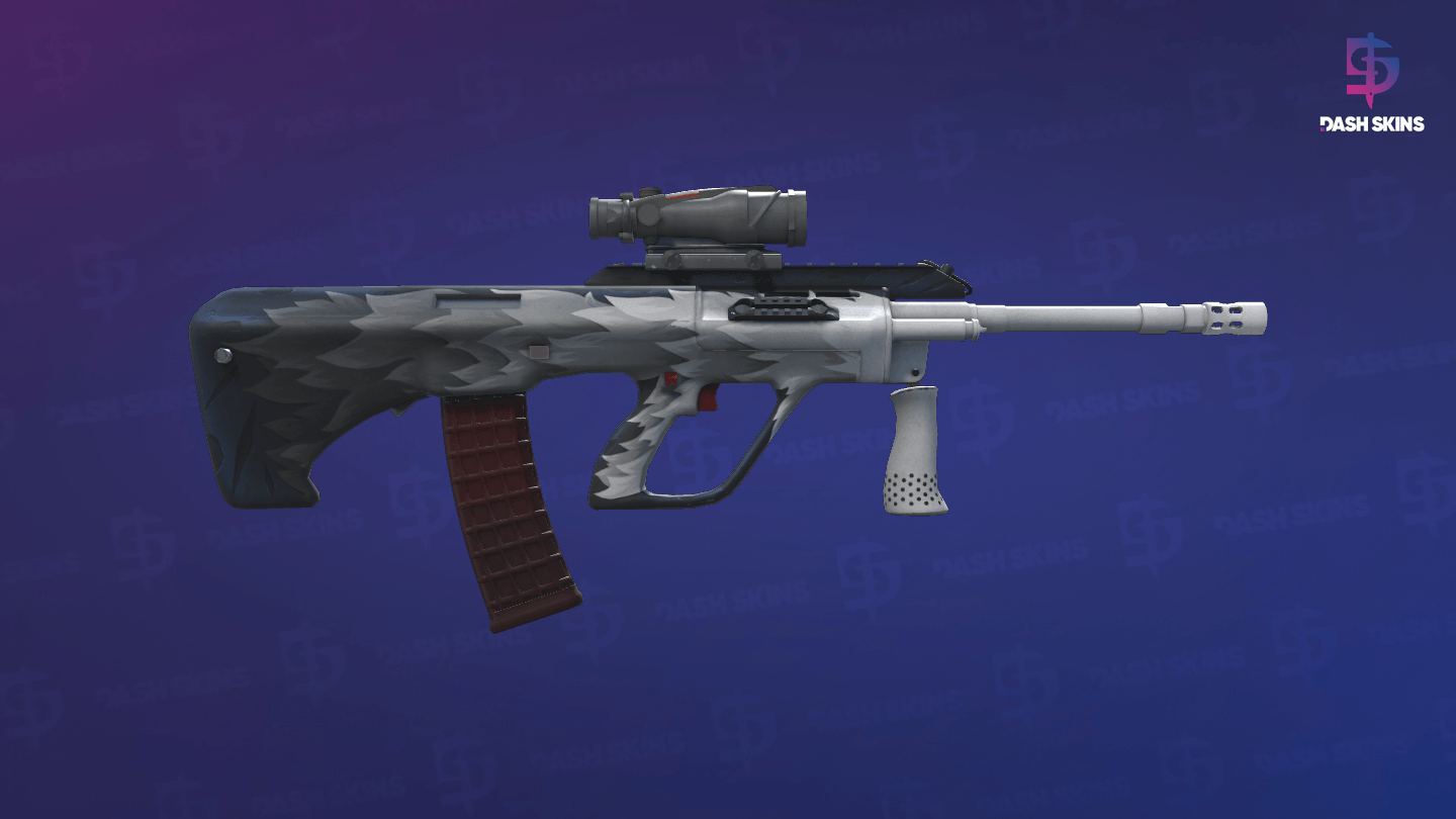 AUG | Arctic Wolf (Field-Tested) - Backside Screenshot