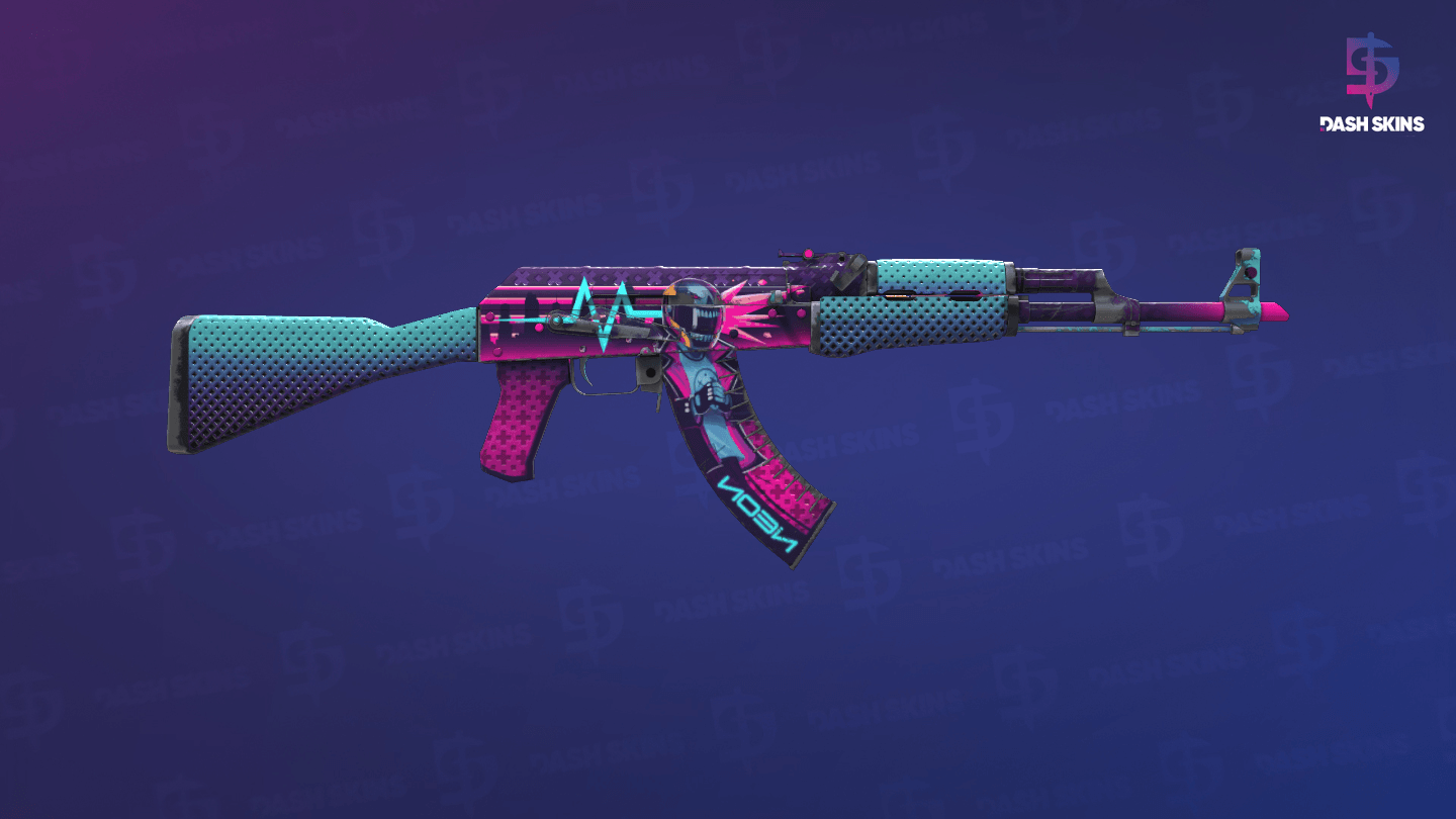 AK-47 | Neon Rider (Field-Tested) - Backside Screenshot