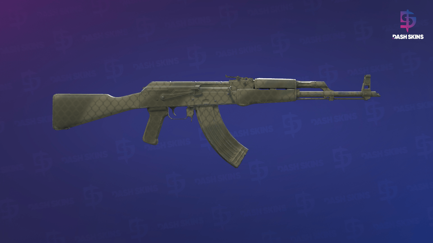 AK-47 | Safari Mesh (Minimal Wear) - Backside Screenshot