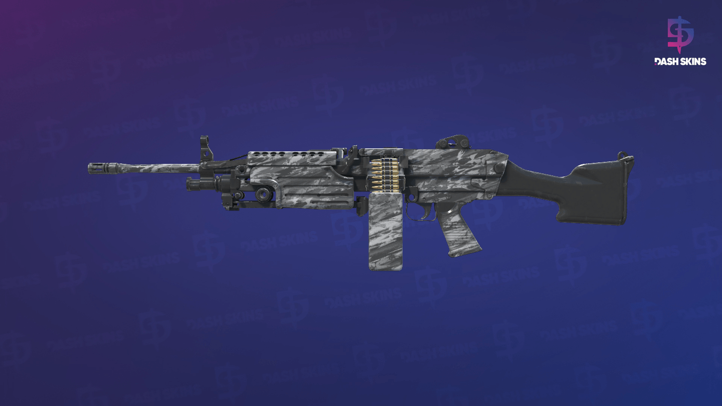 M249 | Sleet (Field-Tested) - Frontside Screenshot