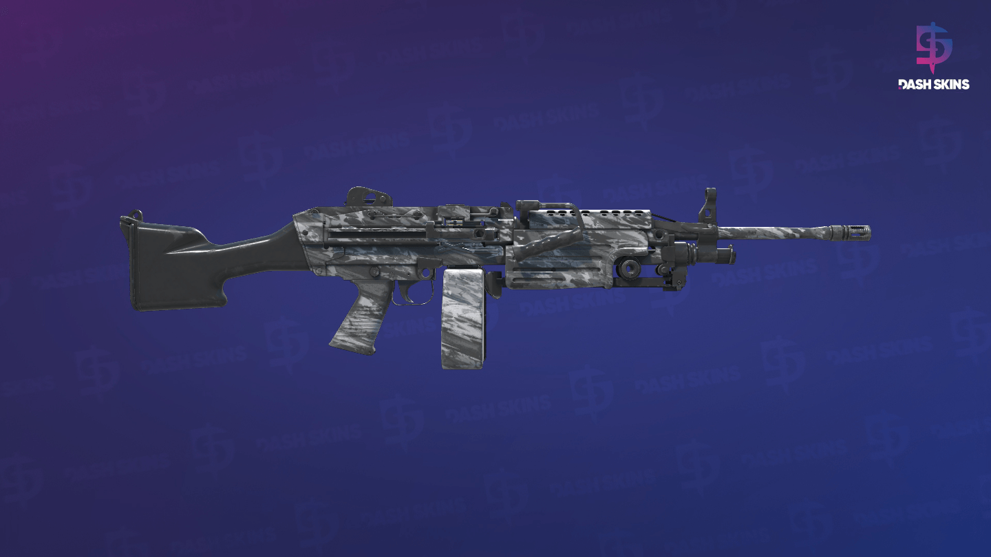 M249 | Sleet (Field-Tested) - Backside Screenshot