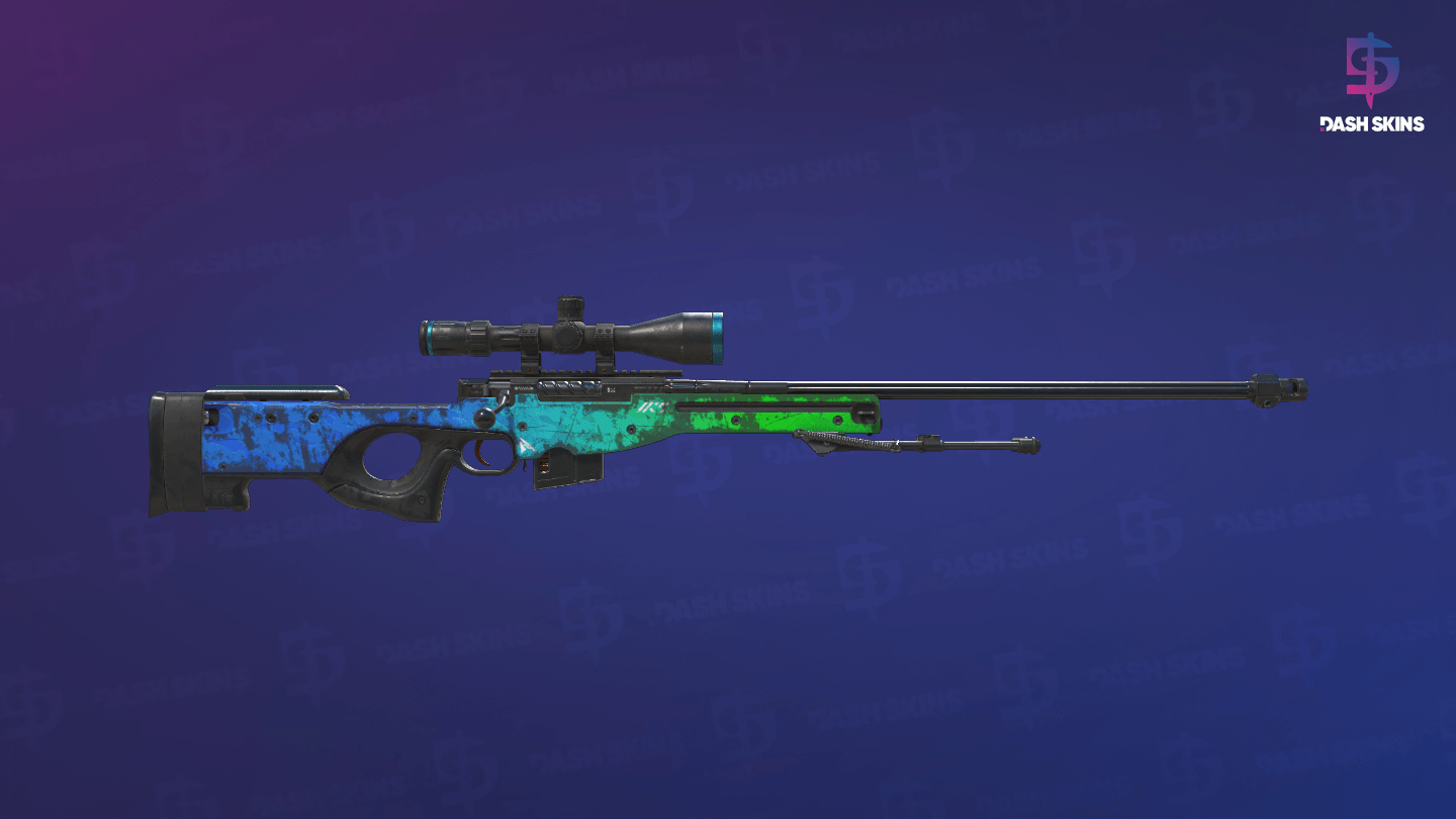 StatTrak™ AWP | Ice Coaled (Battle-Scarred) - Backside Screenshot
