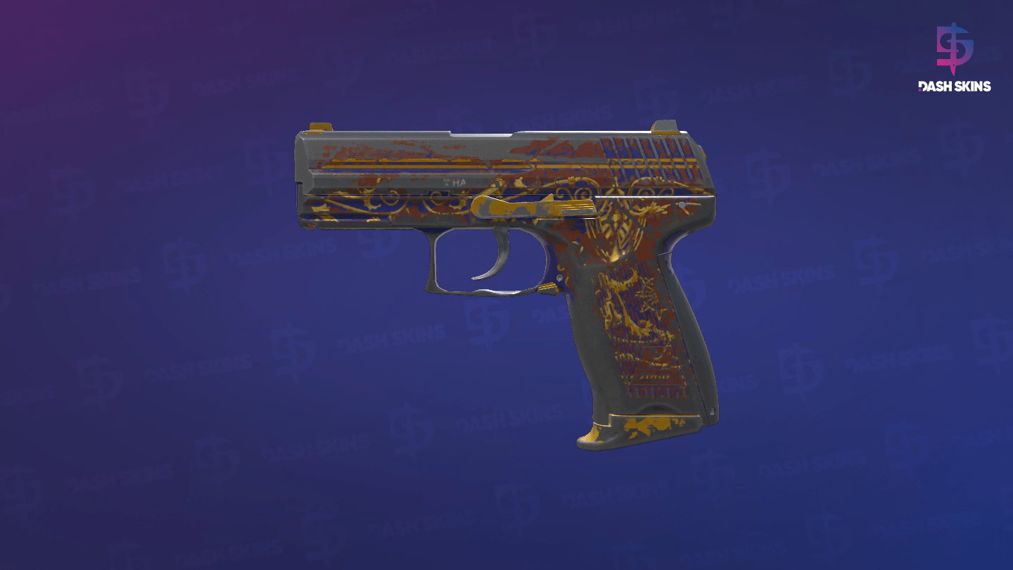P2000 | Royal Baroque (Battle-Scarred) - Frontside Screenshot