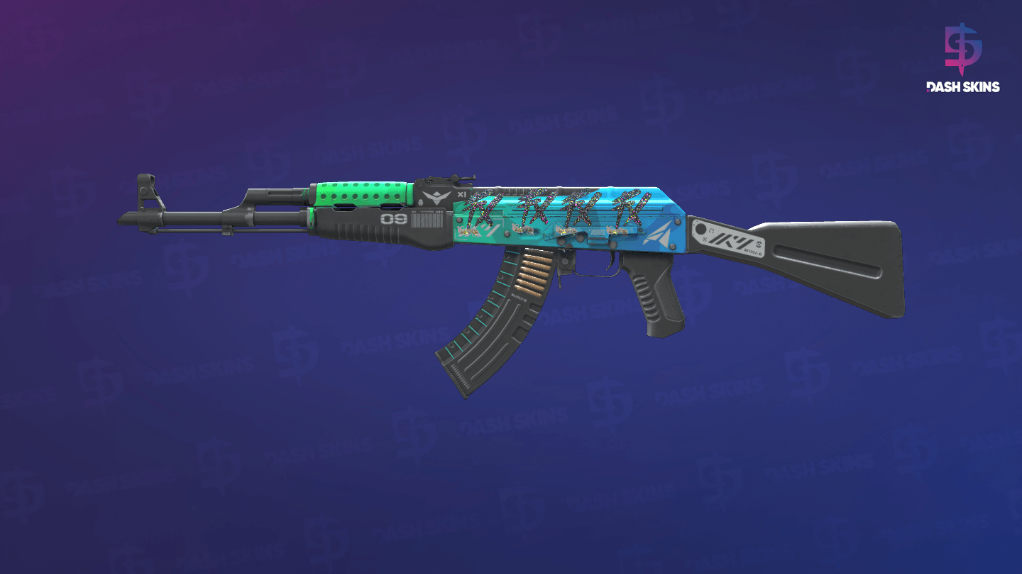 AK-47 | Ice Coaled (Minimal Wear) - Frontside Screenshot
