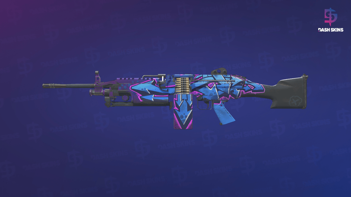M249 | Downtown (Field-Tested) - Frontside Screenshot