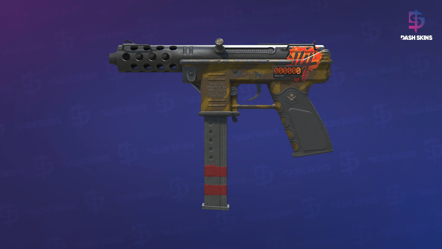 StatTrak™ Tec-9 | Brother (Battle-Scarred) - Frontside Screenshot