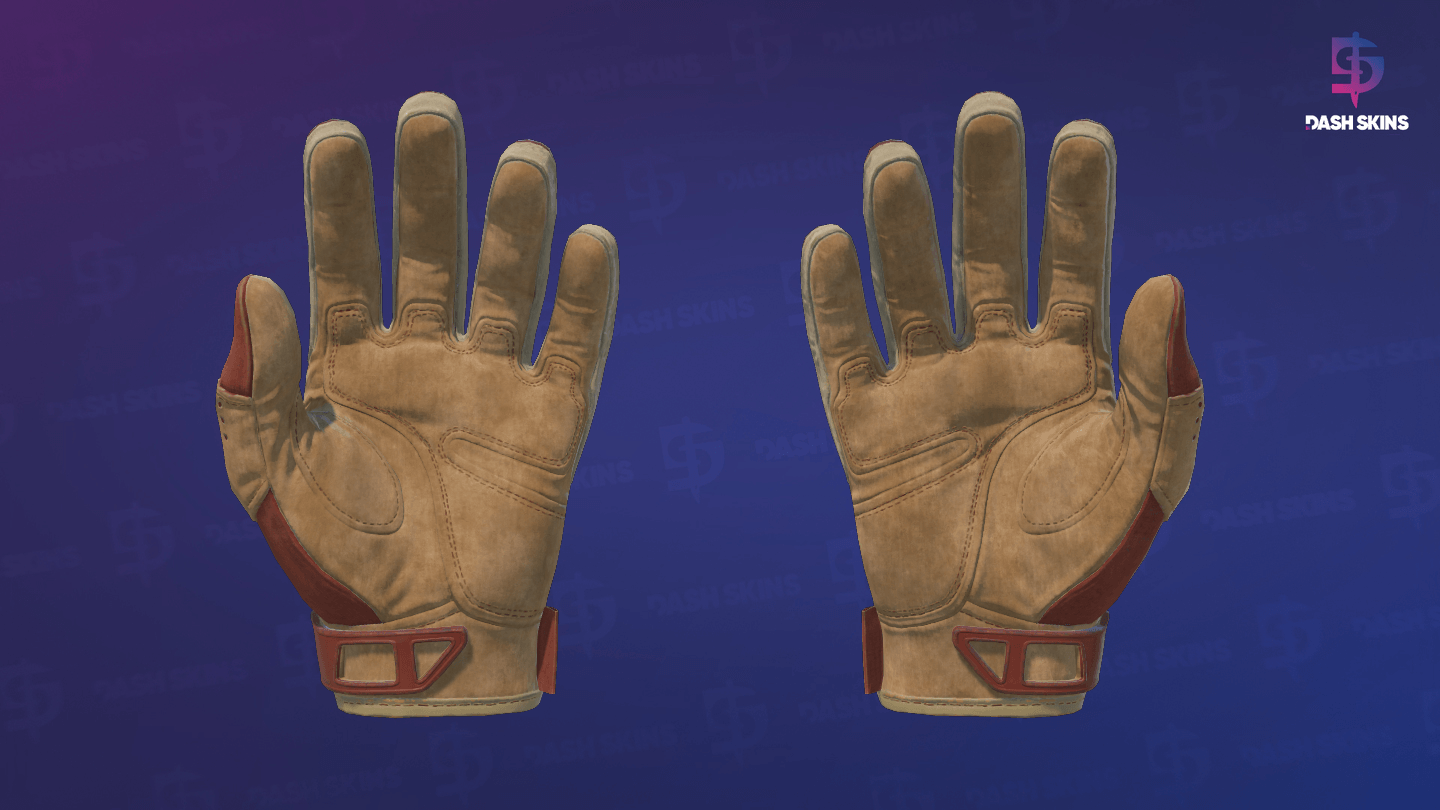 ★ Sport Gloves | Red Racer (Well-Worn) - Backside Screenshot