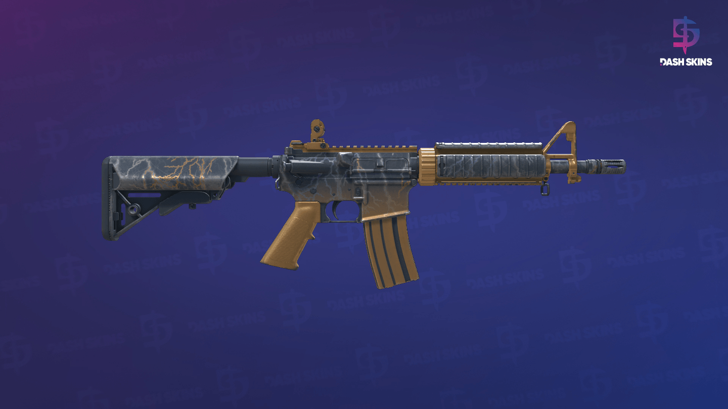 M4A4 | Sheet Lightning (Field-Tested) - Backside Screenshot