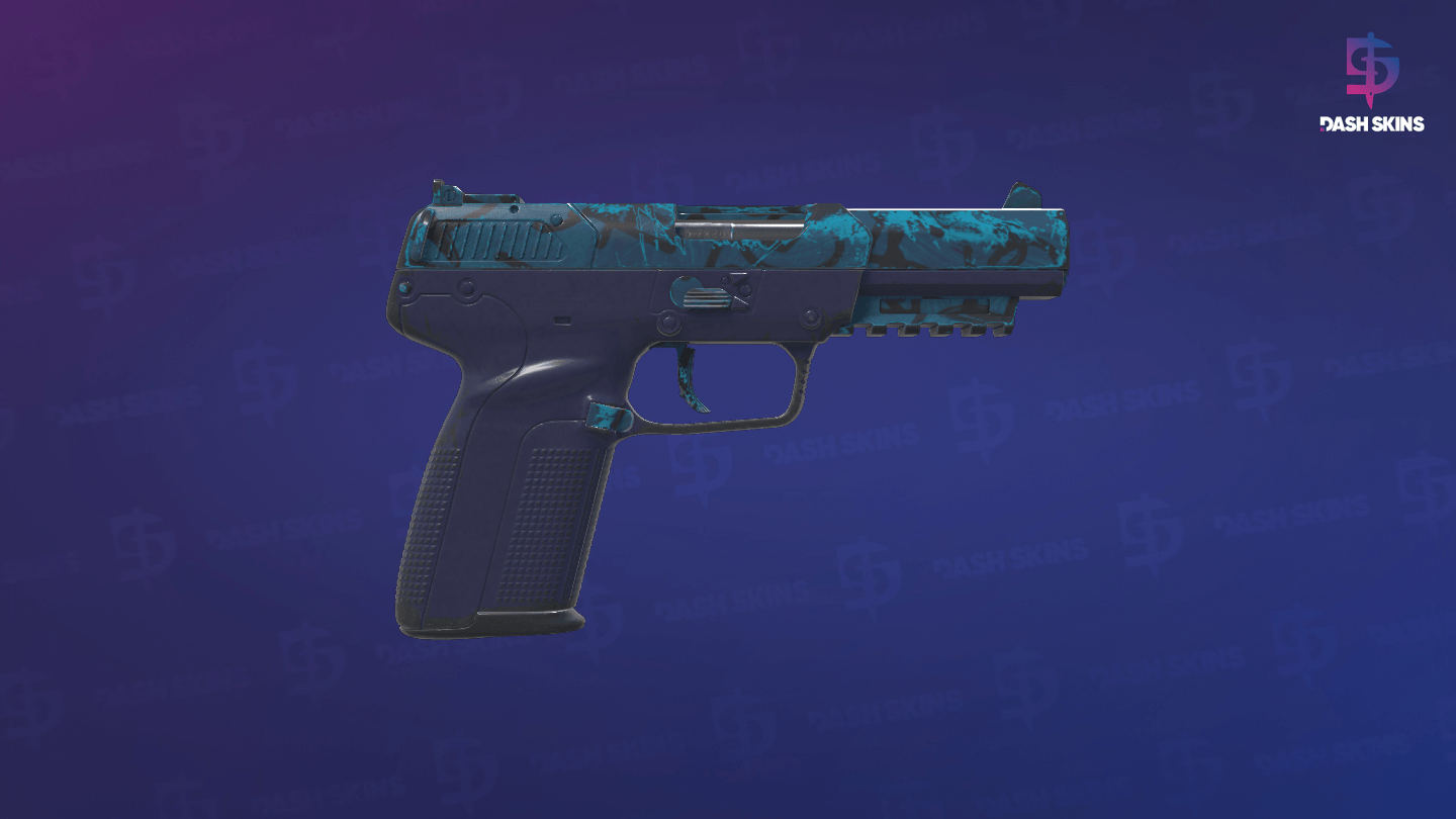 Five-SeveN | Midnight Paintover (Field-Tested) - Backside Screenshot
